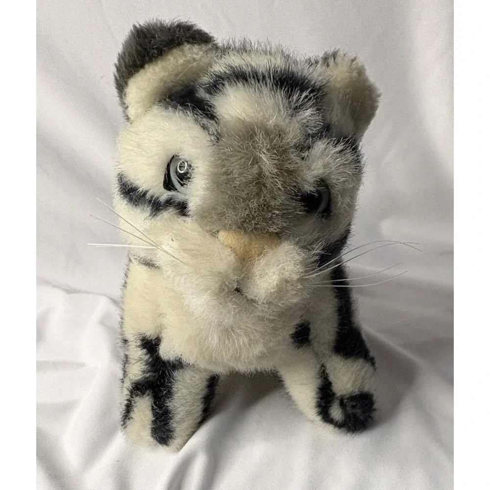Vintage Bush Gardens Tampa White Tiger Plush 1980's/90's Souvenir